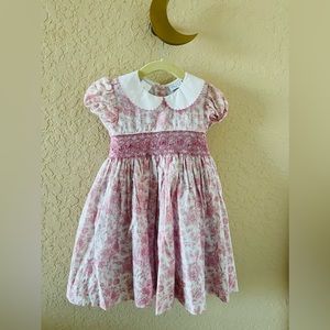 Nilo smocked French toile dress